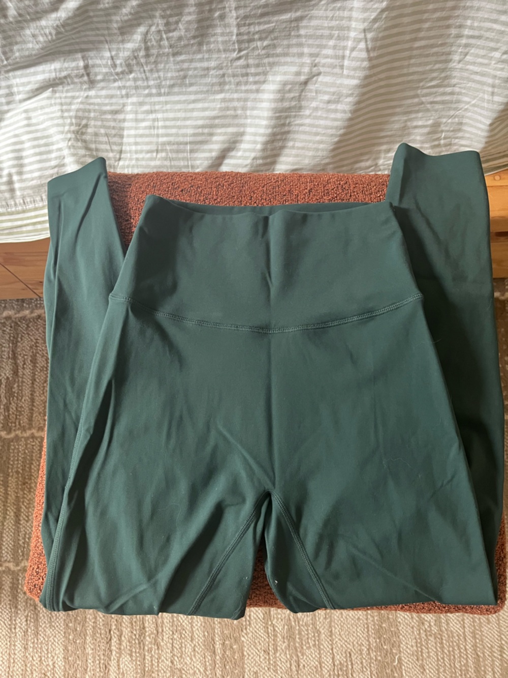 LSKD Forest Green High-Waist Leggings